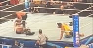Knight, Styles, and Orton attacked each other as soon as the Bloodline left the ring!